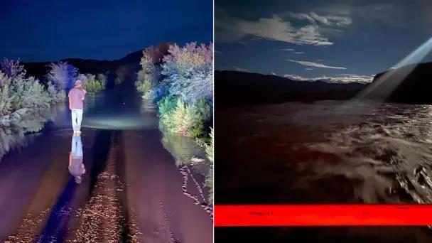 Cierran paso de puente por crecida de Río Bavispe
