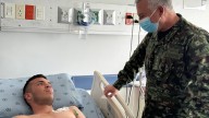 Comandante del Ejército visitó a los uniformados quemados en un ataque en Villagarzón, Putumayo