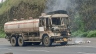 VIDEO: Oil Tanker Catches Fire At Jambhulwadi On Pune