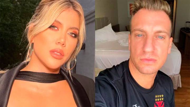 Wanda Nara generó debate por posar sin corpiño para una foto al lado de Maxi López