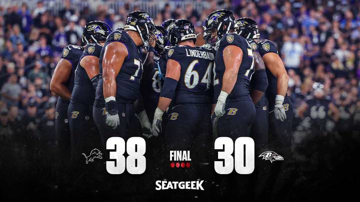 Game Recap: Ravens Fall to Lions on 'Monday Night Football'