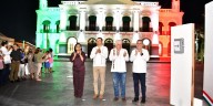 Inician las celebraciones del mes patrio con iluminación de edificios públicos en verde, blanco y rojo