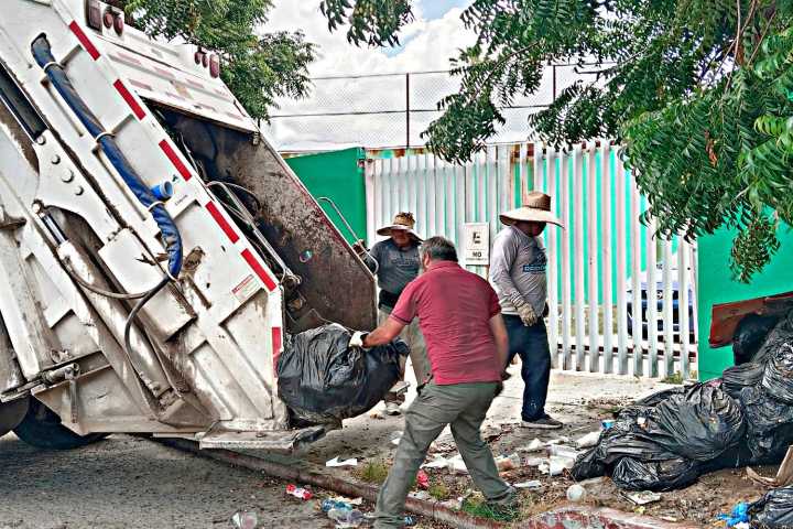 Recolectaron más de 2,350 toneladas de basura en colonias y negocios de La Paz, durante una semana 