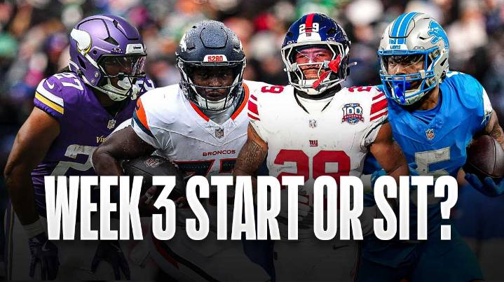 Fantasy Football Week 3 Start ‘Em Sit ‘Em: Running Back