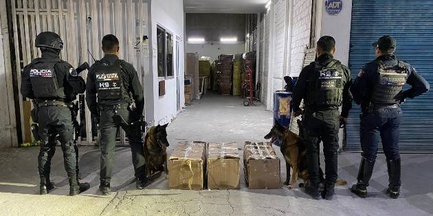 La Secretaría de Seguridad asegura 25 kilos de droga oculta en cajas de jabón