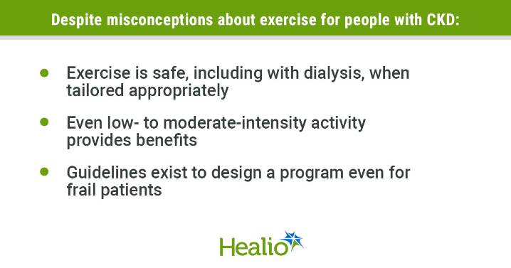 Exercise in CKD, dialysis safe