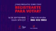 Aclara tus dudas sobre registro electoral con Telemundo