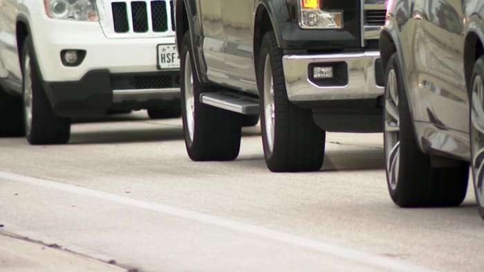 2 left lanes blocked on Southwest Freeway at Beltway 8 until Wednesday morning due to damaged concrete