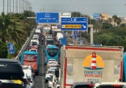 Una triple colisión colapsa la GC-1 a la altura de Marpequeña, Telde
