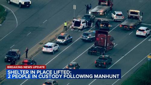 Tinley Park manhunt: Shelter-in-place order lifted as police conduct search for suspects in south suburbs