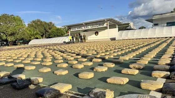 Armada incauta 3.5 toneladas de marihuana en el Putumayo