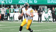 Como si fuera la primera vez: Aaron Rodgers se luce la victoria de Pittsburgh Steeleres ante New York Jets