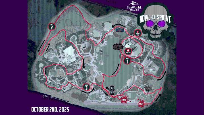 El Howl-O-Sprint 5K regresa a SeaWorld Orlando en su segunda edición