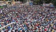 Students Hold Protest In Karnataka’s Dharwad, Demand Raising Age Limit For Police Recruitment
