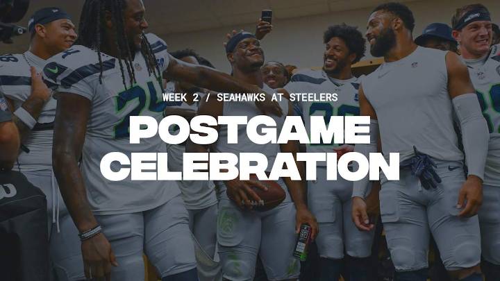 PHOTOS: Seahawks Celebrate 31-17 Over The Steelers In Pittsburgh