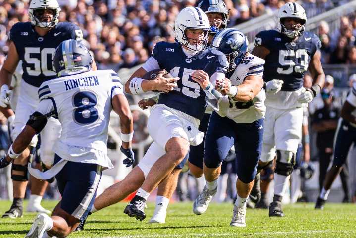 Penn State's Nolan Rucci expects bigger things from the Lions' offensive line moving forward