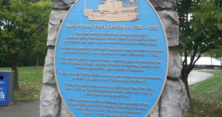 Fort Erie honours International Underground Railroad Month
