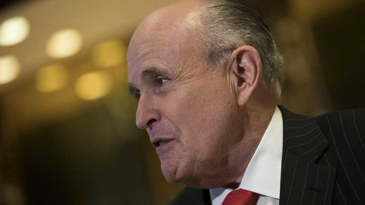 Trump says he's awarding Rudy Giuliani the Presidential Medal of Freedom