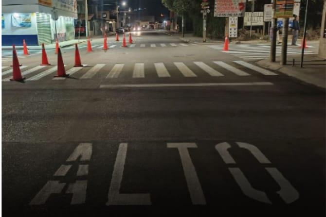 Colocan señalización vial en Villas del Real 2