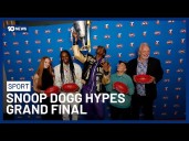 Snoop Dogg Touches Down As AFL Grand Final 2025 Hype Builds At The MCG