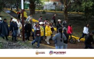Ecatepec inaugura Sendero Seguro en el Parque de los Ahuehuetes, Jardines de Morelos Sección Playas