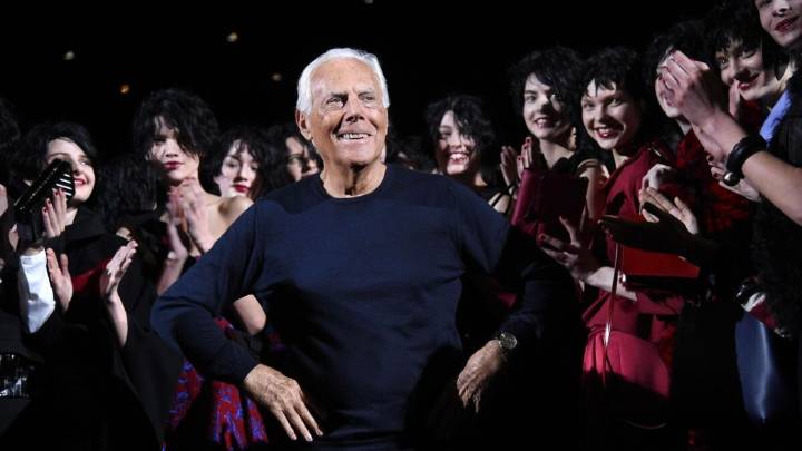 Murió el diseñador italiano Giorgio Armani