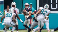 Patriots QB Drake Maye connects with Rhamondre Stevenson for key play