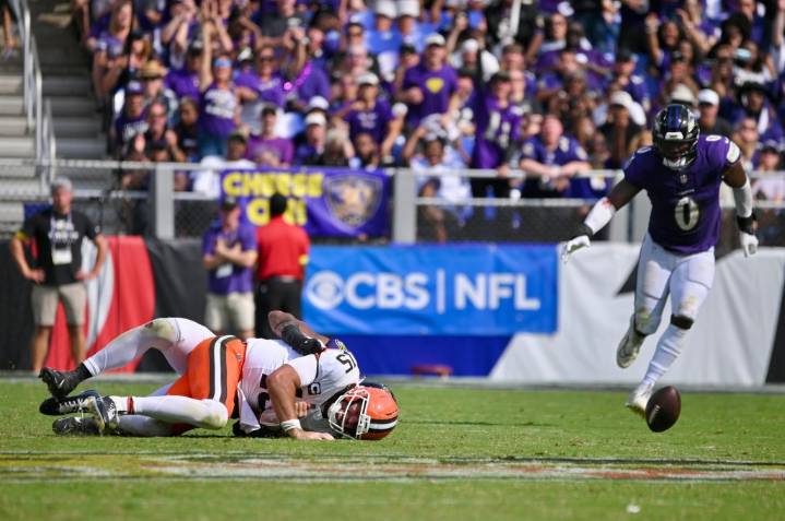Ravens dismantle Joe Flacco, Browns in 41