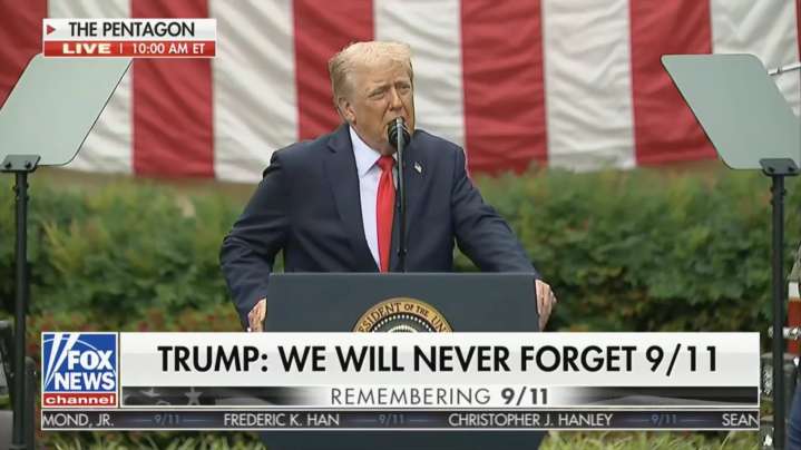 Trump Reminds Everyone America Is the ‘Hottest’ Country During 9/11 Speech