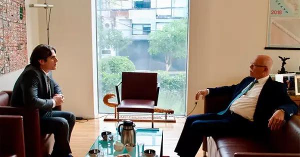 J. Carlos Valladares se entrevista con embajador alemán