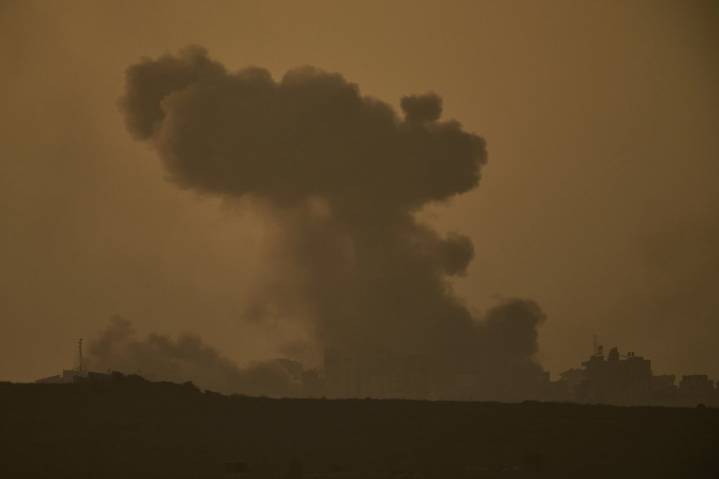 Israel’s defense minister says ‘Gaza is burning’ after heavy strikes overnight across Gaza City