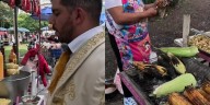 Tiktokers uruguayos exhiben que elotes se gentrifican y ya cuestan hasta 80 pesos en la Alameda de la CDMX