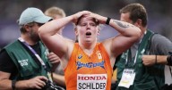 Schilder wins women's shot put at the worlds on the final throw of a grueling day