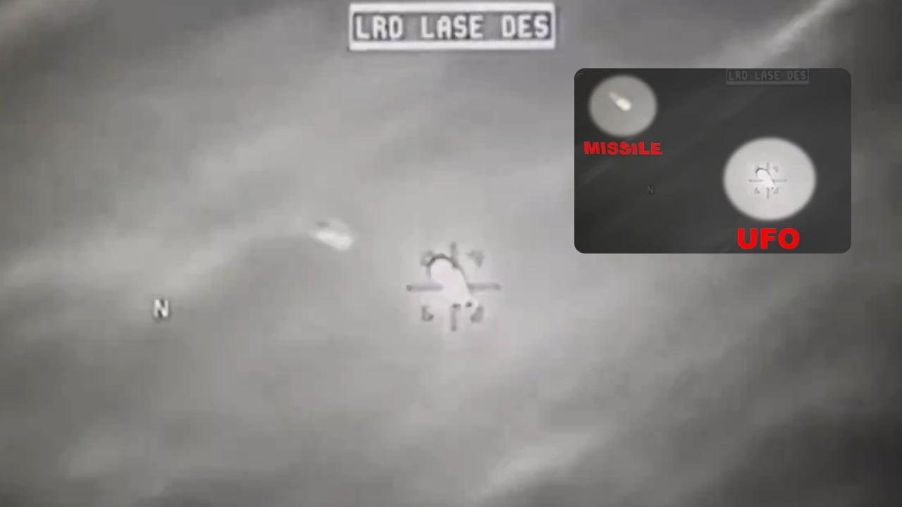 Video impactante: un misil Hellfire impactó a un OVNI y no pudo derribarlo, militares no logran explicarlo