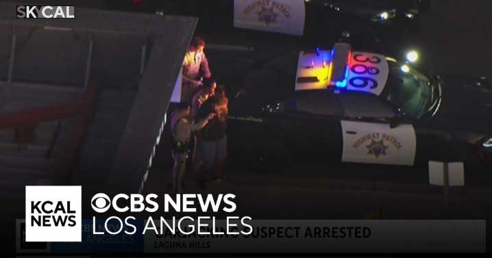 Carjacking suspect arrested after lengthy pursuit through Orange, LA counties