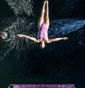 Fan Favorite Molly Carlson Splashes Into Second Place at Red Bull Cliff Diving World Series Finale