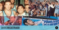 Maradona inédito: la vez que fue a ver un partido de la Liga Nacional y terminó de ayudante del Che García