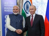 Putin felicita al primer ministro indio, Modi, por su cumpleaños