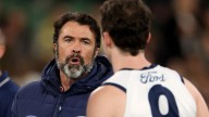 Geelong star Max Holmes admits personal grudge with coach Chris Scott after 2022 grand final snub: ‘I cried a lot’