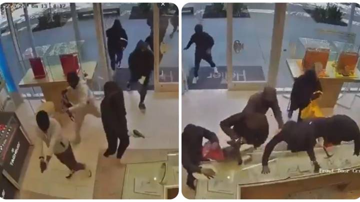 Robo de película: impactante video muestra hombres enmascarados asaltando una joyería en California. El botín asciende al millón de dólares