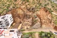 Deslave en Lienzo Charro deja al descubierto riesgo por obras en el cerro