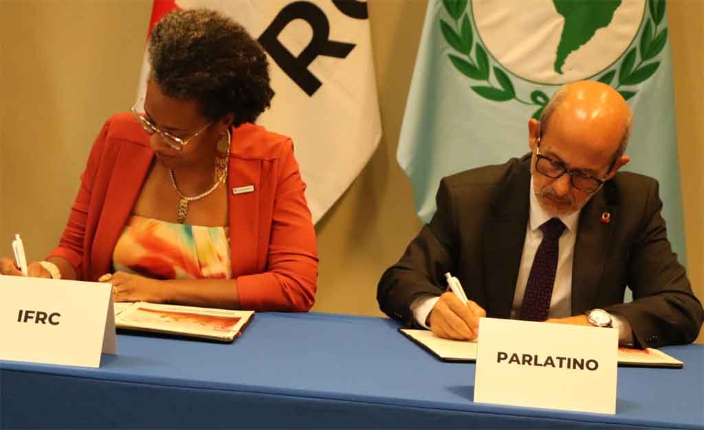 Parlatino y Cruz Roja lanzan alianzas de cara a COP30