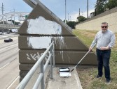 Sen. Ted Cruz paints over anti-Charlie Kirk graffiti along Houston highway – Houston Public Media