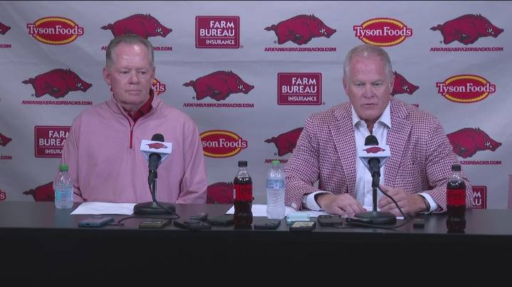 Arkansas athletics outlines next steps after Pittman firing