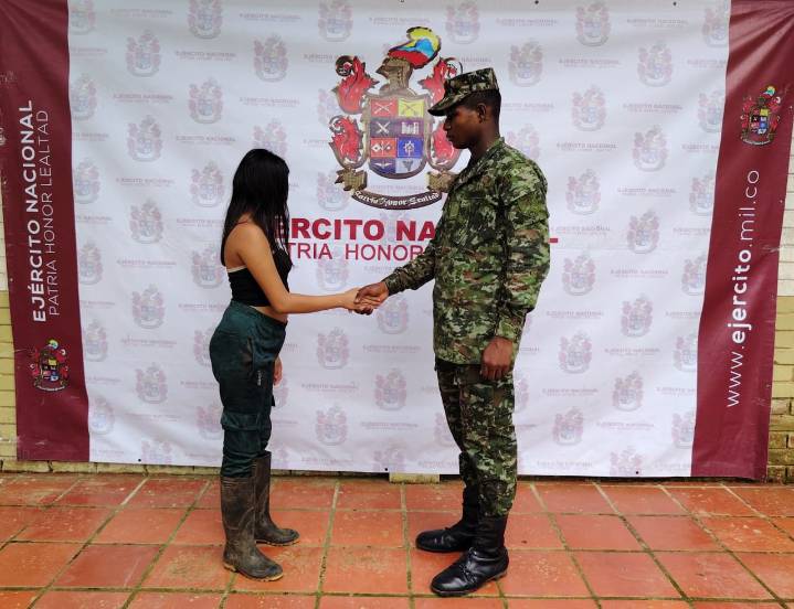 Ejército recuperó a una menor víctima del reclutamiento forzado