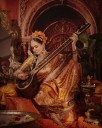 Ayesha Khan Becomes Living Temple Painting Frame