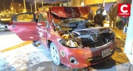 Huancayo: Conductor en presunto estado de ebriedad provoca triple choque en Chilca