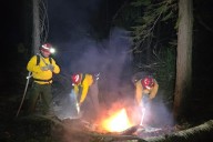 Fire Crews Battle Labor Mountain, Wildcat Fires
