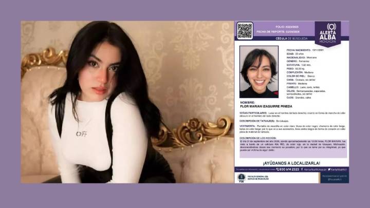Marian Izaguirre, famosa influencer de Michoacán está desaparecida