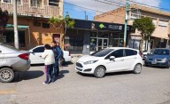 Mujer ilesa tras choque vehicular en el centro